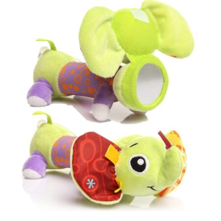 Jucarie Senzoriala si Dentitie bebe Elefant din plus Zornaitoare