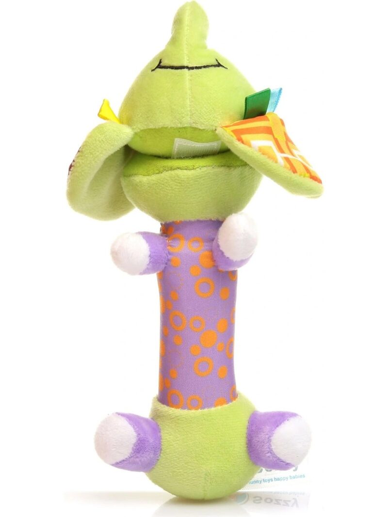 Jucarie Senzoriala si Dentitie bebe Elefant din plus Zornaitoare