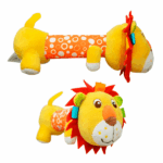 Jucarie Senzoriala si Dentitie bebe Leu din plus Zornaitoare