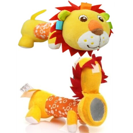 Jucarie Senzoriala si Dentitie bebe Leu din plus Zornaitoare