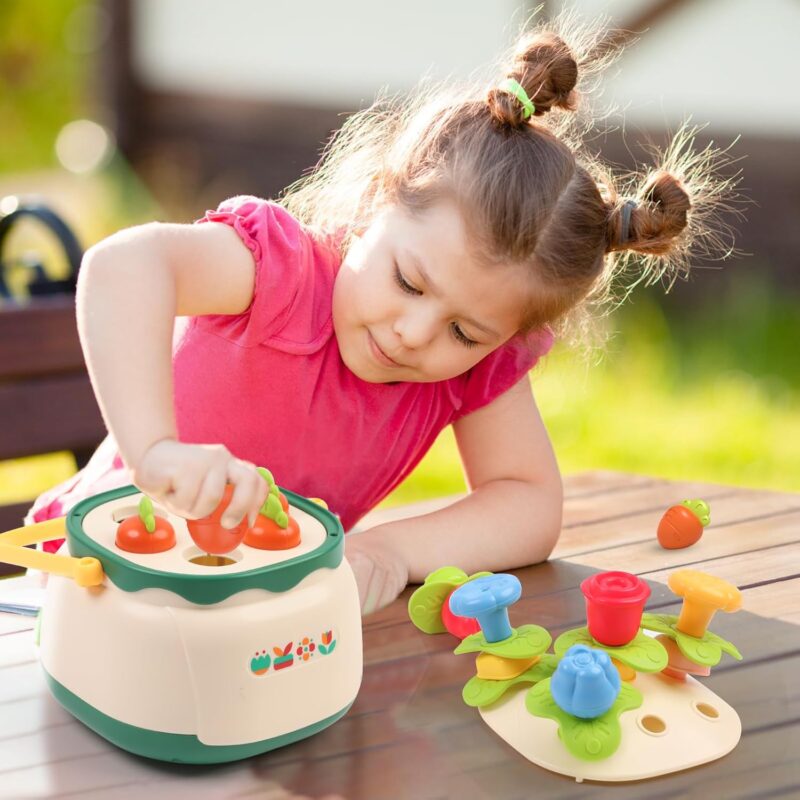 Jucarii bebe Stem Gradina cu flori Sortator forme Constructii