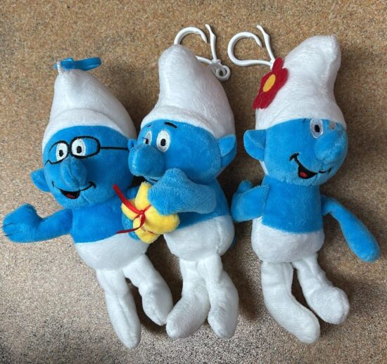 Jucarii plus Set 3 Strumfi Mascote The Smurfs 18 cm