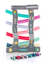 Pista cu masinute numerotate 7 Trasee colorate Circuit cu parcare