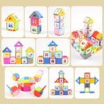 Puzzle copii Constructie Stem 115 piese Joc Ferma animalelor