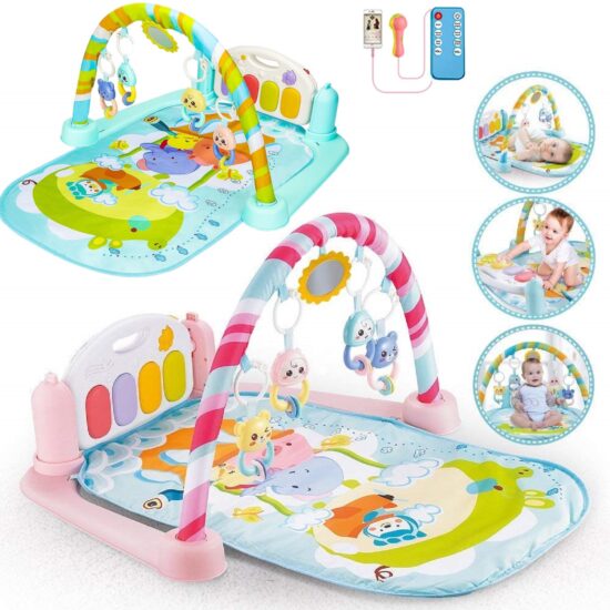 Saltea de joaca bebe Elefant cu pian Telecomanda Centru activitati Saltea de joaca bebe Elefant cu pian Telecomanda Centru activitati