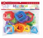Set 18 piese Stem Forme educative Perie 3D de construit