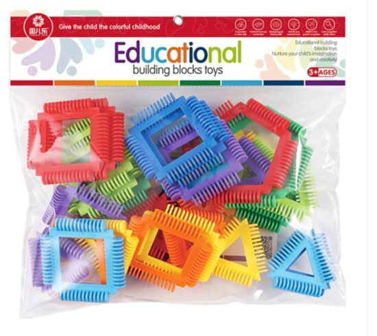 Set 18 piese Stem Forme educative Perie 3D de construit