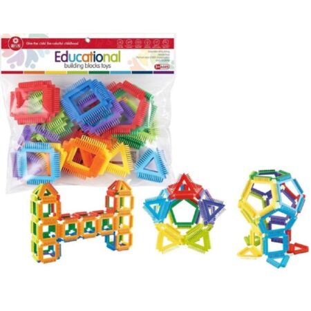 Set 18 piese Stem Forme educative Perie 3D de construit