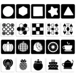 Set 20 Carduri Senzoriale Iepuras Carti stimulare vizuala 1-3 luni