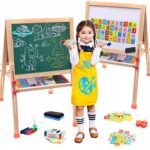 Tabla multifunctionala desen scris 150cm Tabla magnetica Sevalet