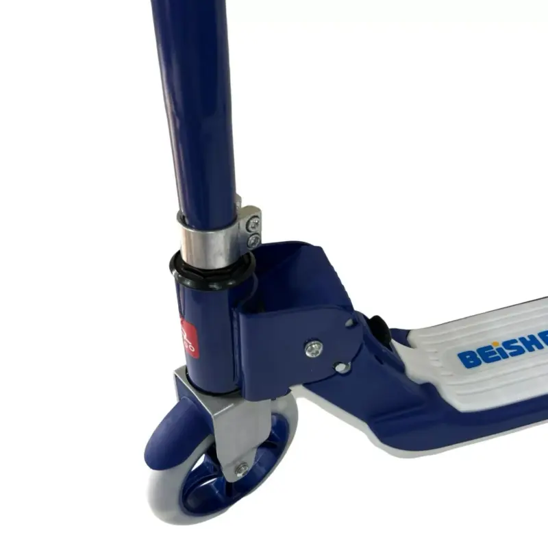 Trotineta Frana de mana Scooter Lumini Muzica pliabila bleumarin