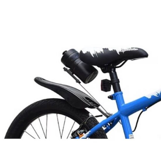 Bicicleta copii Albastru cu Suport Sticla pentru apa Roti ajutatoare