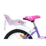 Bicicleta copii Mov cu cos Scaun pentru papusi si Roti ajutatoare