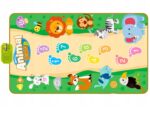 Covoras de joaca Muzical Lumea si sunetul animalelor 120x70 cm