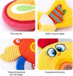 Jucarie dentitie bebelusi Puisor Zornaitoare de agatat carut patut