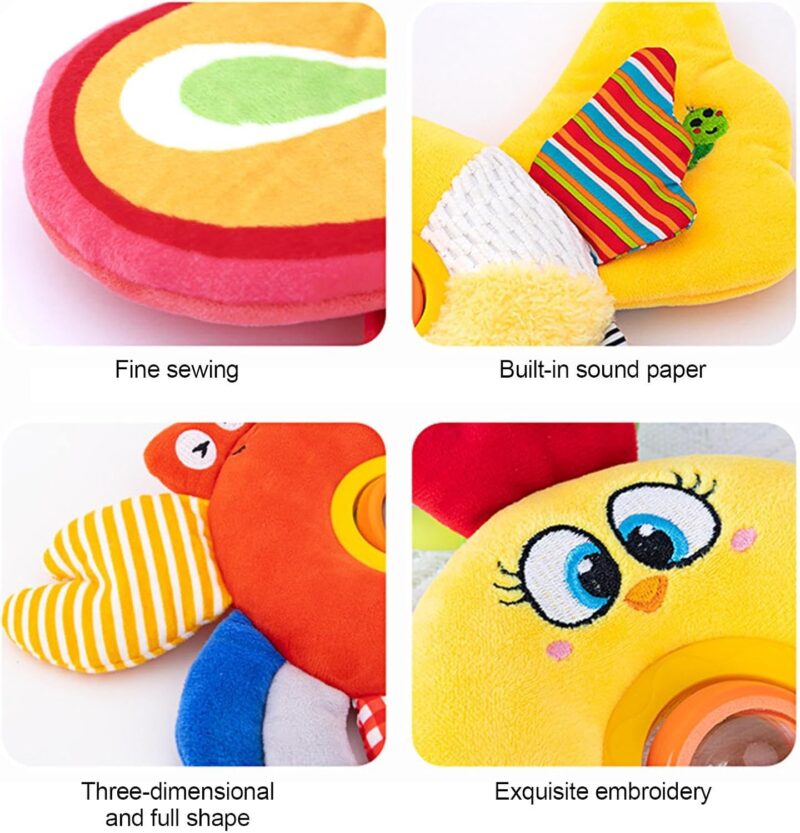 Jucarie dentitie bebelusi Puisor Zornaitoare de agatat carut patut