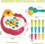 Jucarie interactiva Montessori Ciocanitoarea pescuieste viermisorii