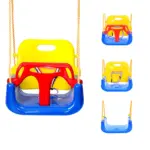 Leagan din plastic cu centura pentru copii Model detasabil 3in1