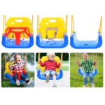Leagan din plastic cu centura pentru copii Model detasabil 3in1