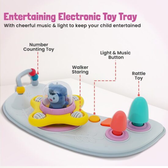 Premergator bebe reglabil Scaun confortabil si Masa cu activitati