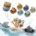 Set Jucarii Senzoriale pentru baie bebe Marionete pentru degete