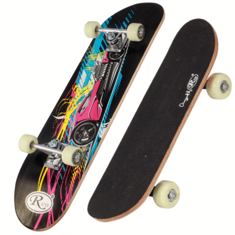 Skateboard copii Masina Penny board din Aluminiu cu animatie