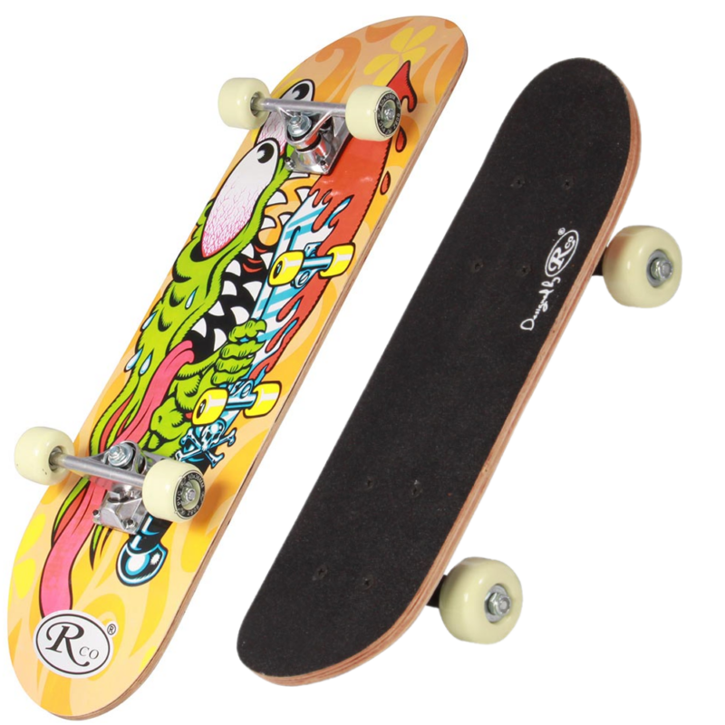 Skateboard copii Natur Penny board din Aluminiu cu animatie