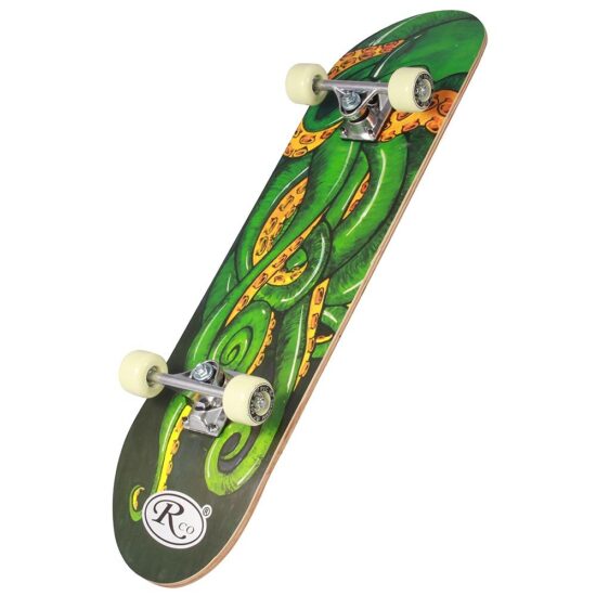 Skateboard copii Verde Penny board din Aluminiu cu animatie