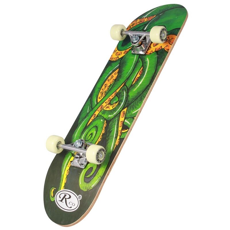 Skateboard copii Verde Penny board din Aluminiu cu animatie