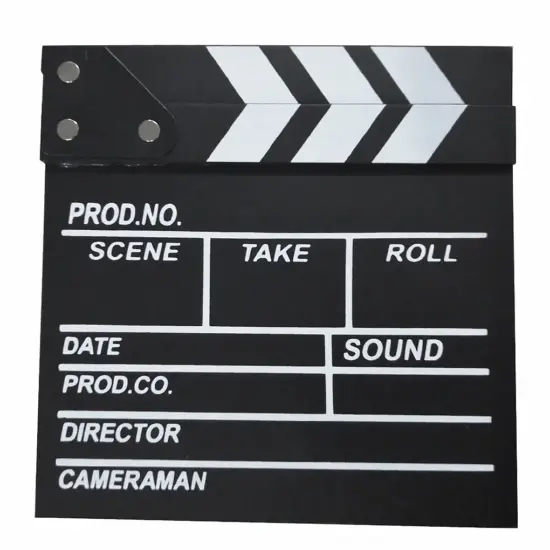 Tabla Jucarie copii Clapeta pentru scena de film Clapperboard