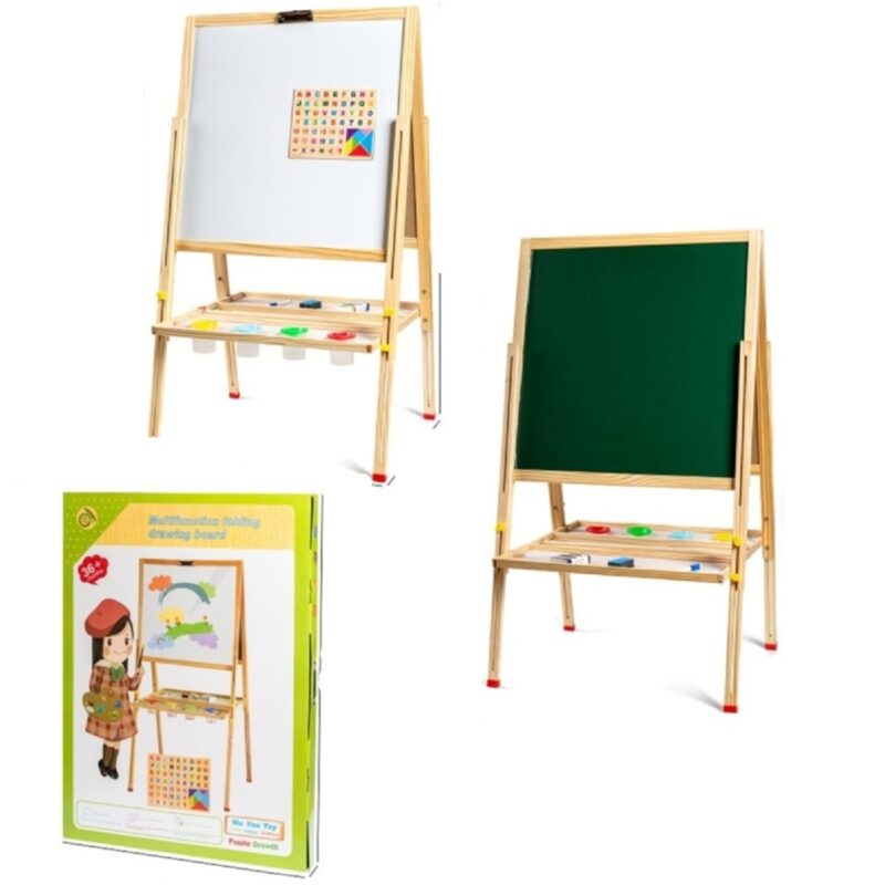 Tabla magnetica de tip Sevalet cu accesorii reglabila Suport pahare