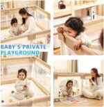 Tarc de joaca Loc pentru bebelusi copii cu 60 bile colorate