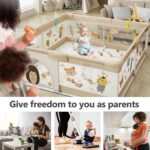 Tarc de joaca Loc pentru bebelusi copii cu 60 bile colorate