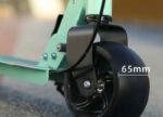 Trotineta pliabila Verde Frana de mana Spate Scooter cu Lumini