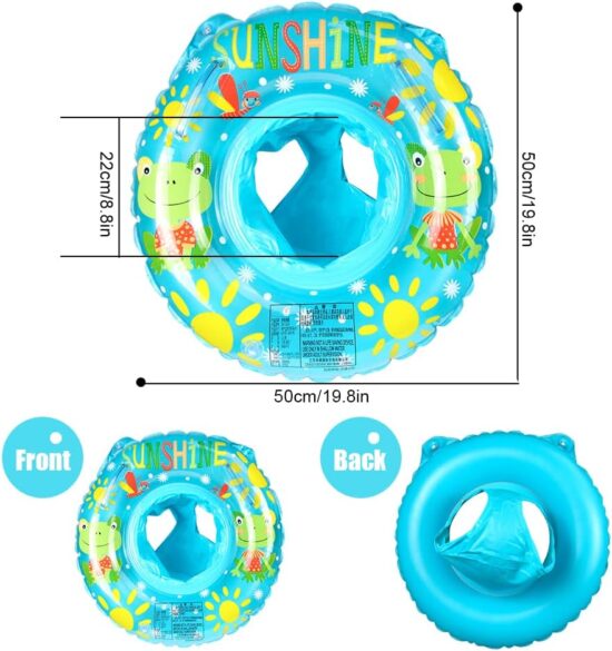 Colac gonflabil Broscuta pentru inot Bebe cu Chilotel si manere