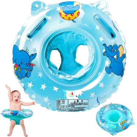 Colac gonflabil Elefant pentru inot Bebe cu Chilotel si manere