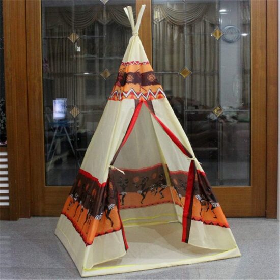 Cort copii tip Indian cu 60 bile colorate Casuta de joaca