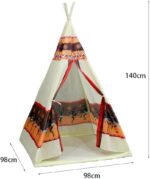 Cort copii tip Indian cu 60 bile colorate Casuta de joaca
