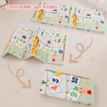 Covoras joaca copii educativ spuma 180x200 Litere-Animale Cifre