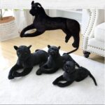 Jucarie plus copii Pantera neagra Animal salbatic 30-130 cm