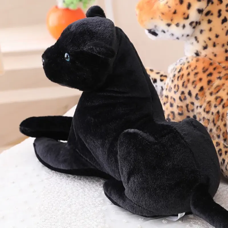 Jucarie plus copii Pantera neagra Animal salbatic 30-130 cm