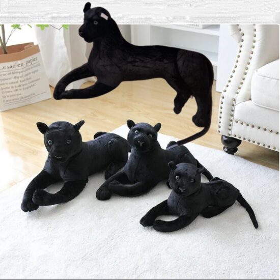 Jucarie plus copii Pantera neagra Animal salbatic 30-130 cm