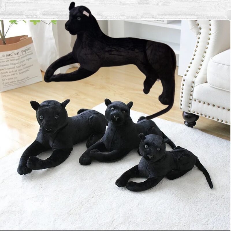Jucarie plus copii Pantera neagra Animal salbatic 30-130 cm