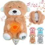 Jucarii plus Ursulet Lampa de veghe cu sunete si vibratii Respira