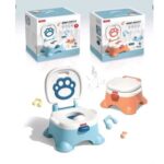 Olita Muzicala copii Toaleta cu Capac Scaunel cu spatar