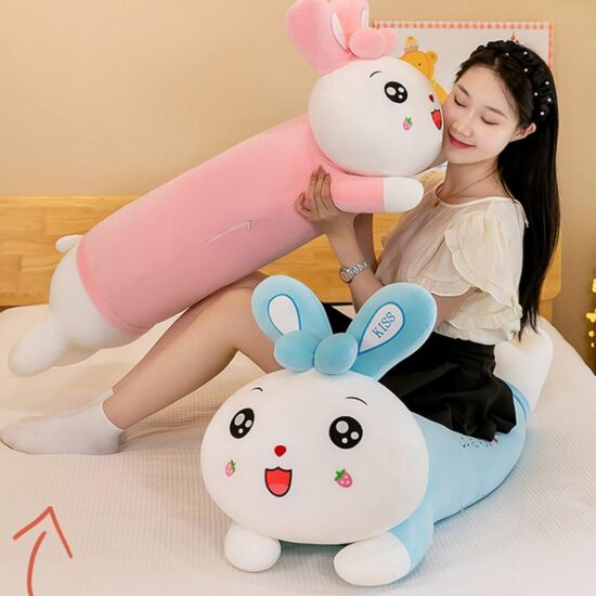 Perna lunga din plus Jucarie Iepurasul stresului moale si pufos