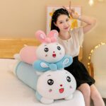 Perna lunga din plus Jucarie Iepurasul stresului moale si pufos