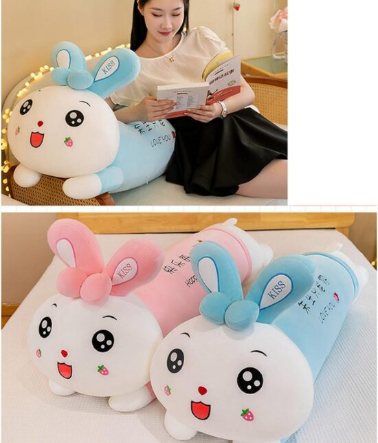 Perna lunga din plus Jucarie Iepurasul stresului moale si pufos