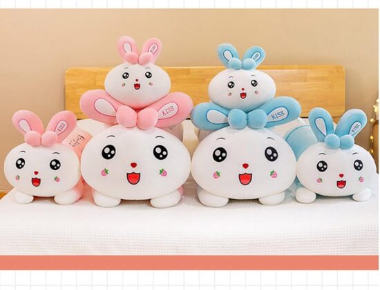 Perna lunga din plus Jucarie Iepurasul stresului moale si pufos