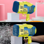 Pistol cu baloane Verde Bubble Rocket 2 rezerve pentru lichid